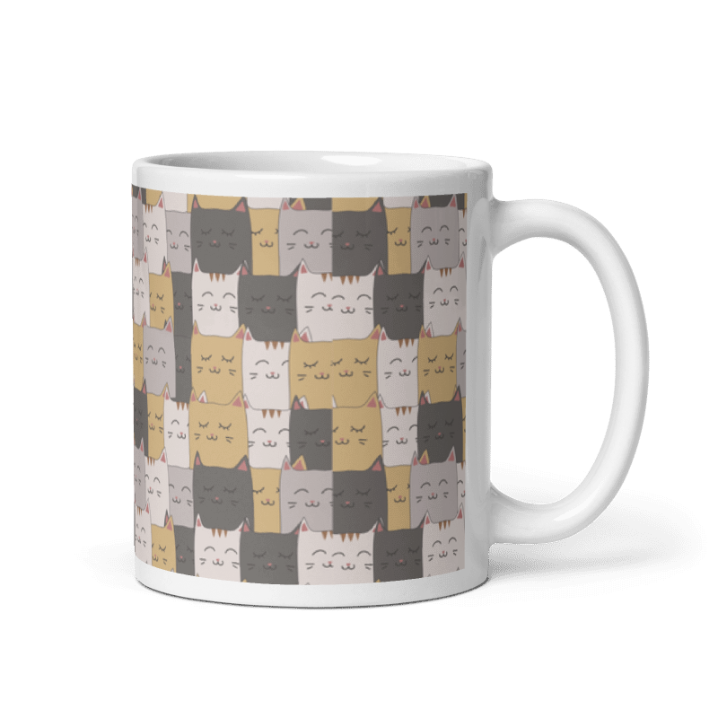 Taza Cute Cats - Taza Café color Blanco - Taza Cute Cats - Taza Café