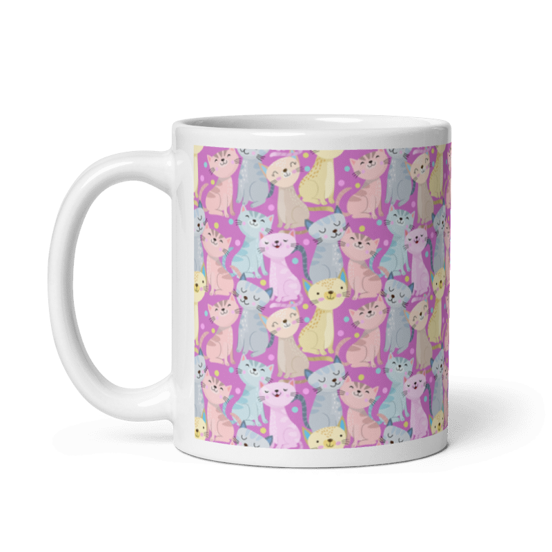 Taza Cute Cats - Gafas color Blanco - Taza Cute Cats - Gafas