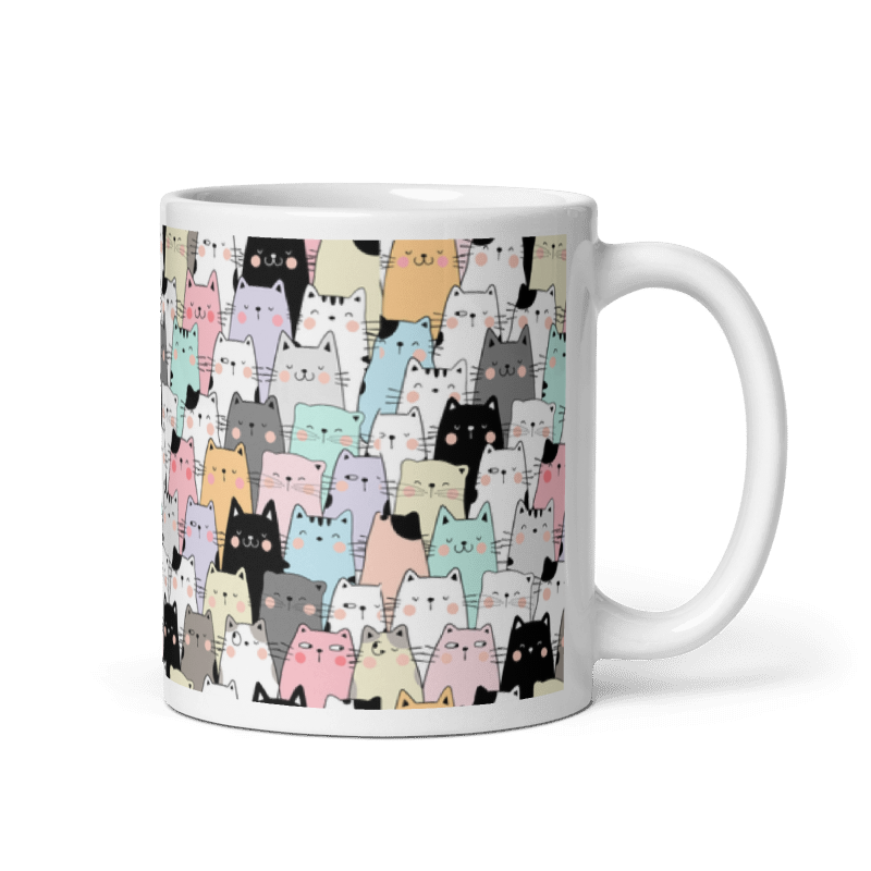 Taza Cute Cats - Gatito Durmiendo color Blanco - Taza Cute Cats - Gatito Durmiendo
