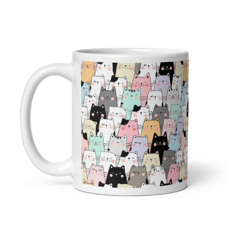Taza Cute Cats - Gatito Durmiendo color Blanco - Taza Cute Cats - Gatito Durmiendo