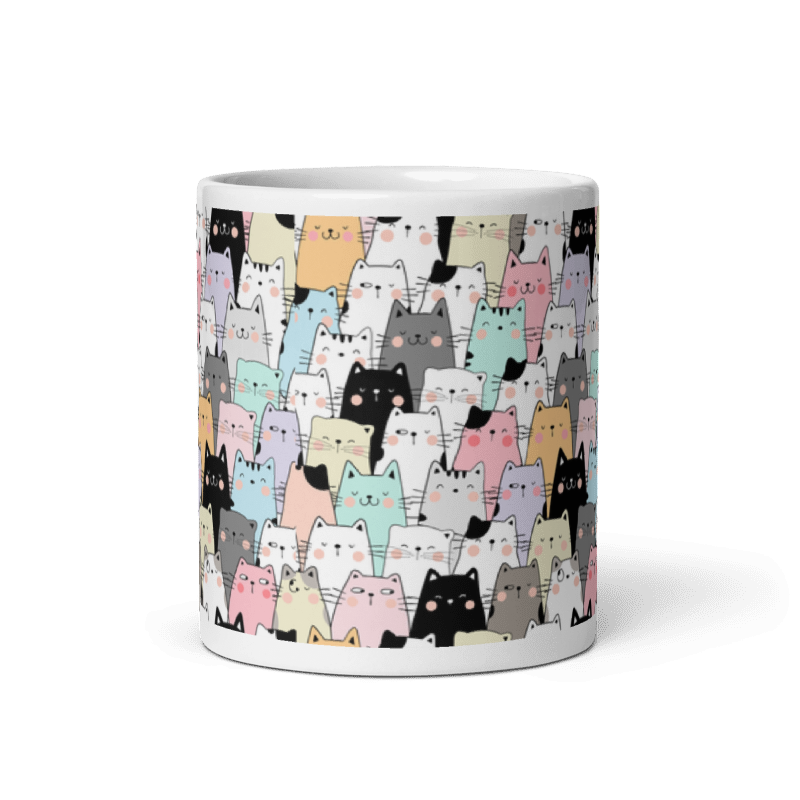 Taza Cute Cats - Gatito Durmiendo color Blanco - Taza Cute Cats - Gatito Durmiendo