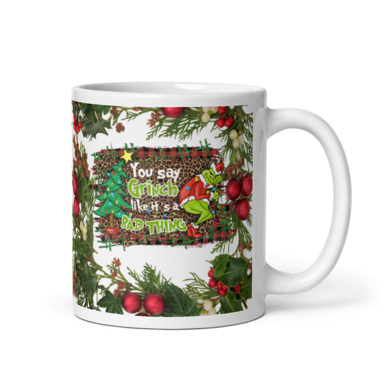 Taza Grinch Navidad color Blanco - Taza Navidad - Grinch