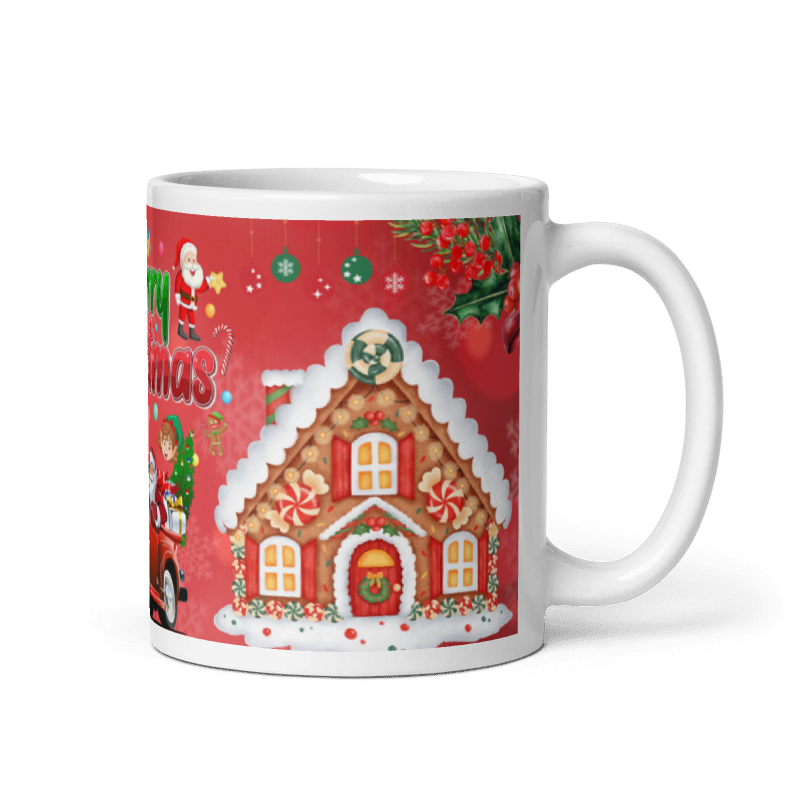 Taza Car Christmas color Blanco - Taza Navidad - Car Merry Christmas