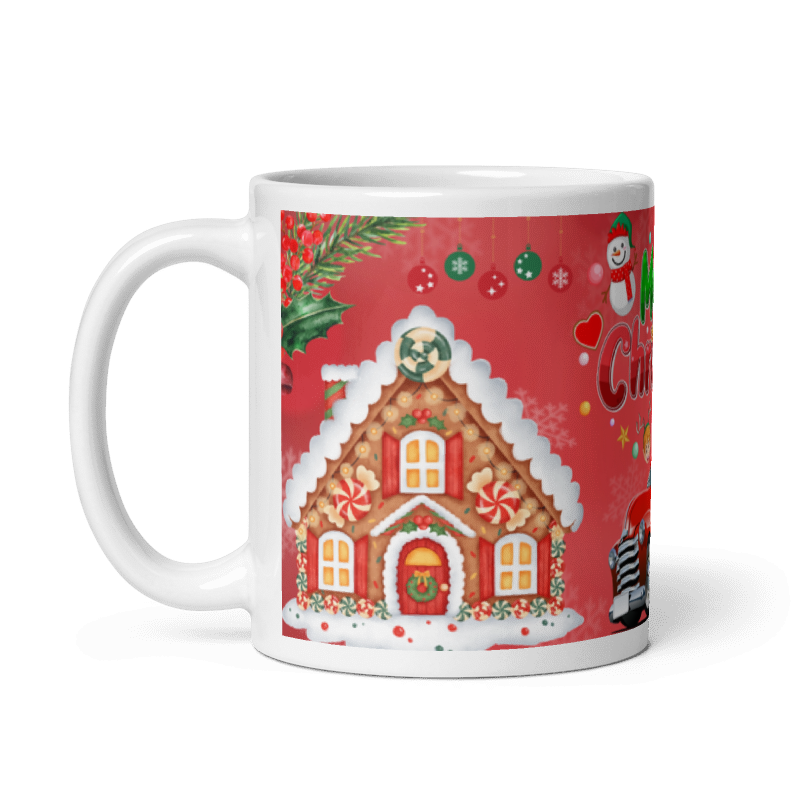 Taza Car Christmas color Blanco - Taza Navidad - Car Merry Christmas