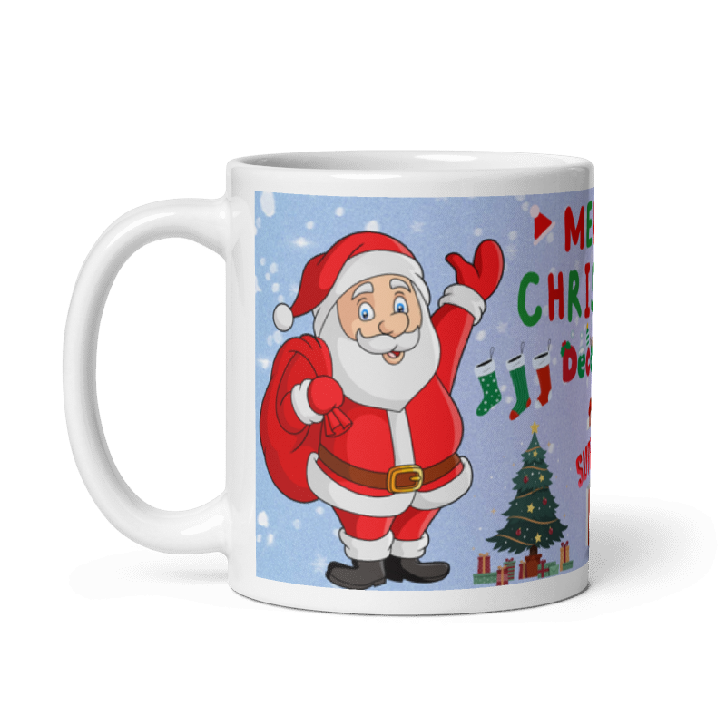 Taza December Christmas color Blanco - Taza Navidad - December Merry Christmas