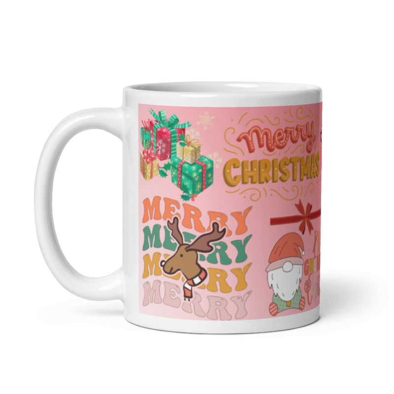Taza Hot Cocoa Vibes Christmas color Blanco - Taza Navidad - Hot Cocoa Vibes Merry Christmas