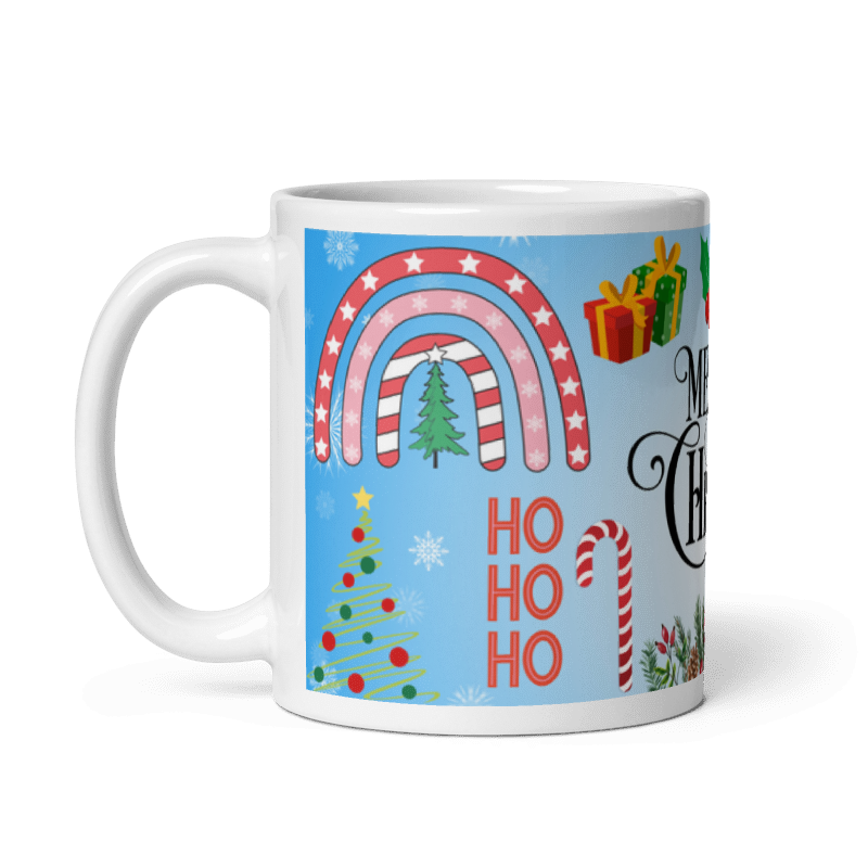 Taza Ho Ho Ho Christmas color Blanco - Taza Navidad - Ho Ho Ho Merry Christmas