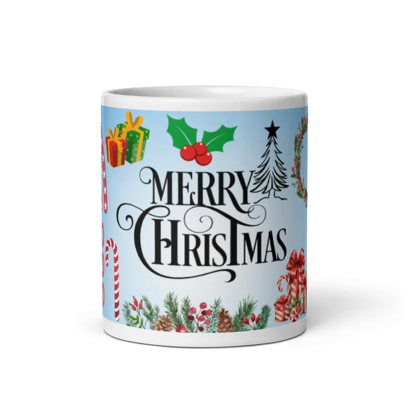 Taza Ho Ho Ho Christmas color Blanco - Taza Navidad - Ho Ho Ho Merry Christmas