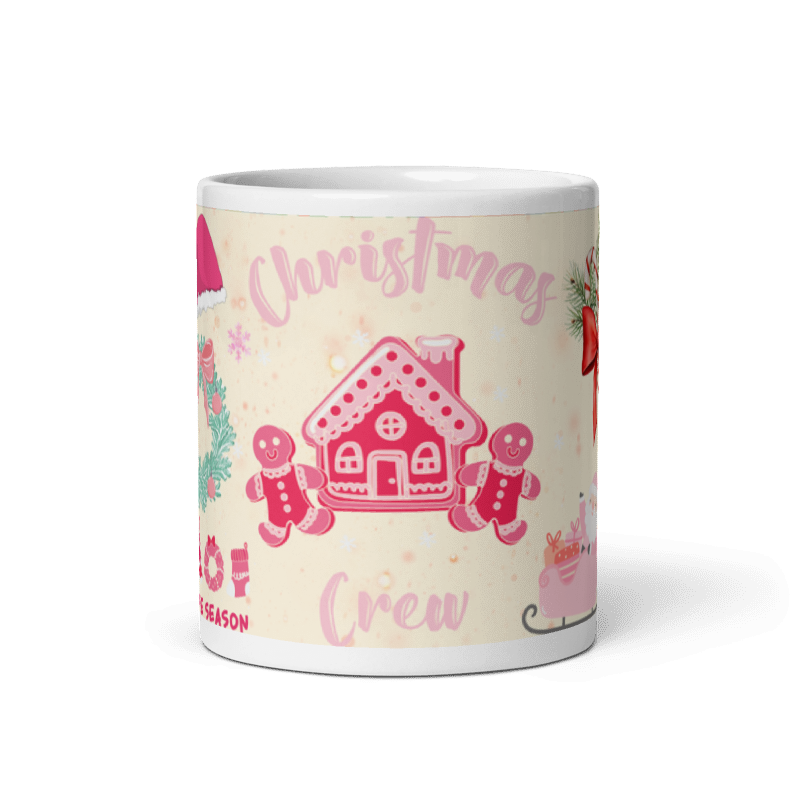 Taza Christmas Crew color Blanco - Taza Navidad - Merry Christmas Crew