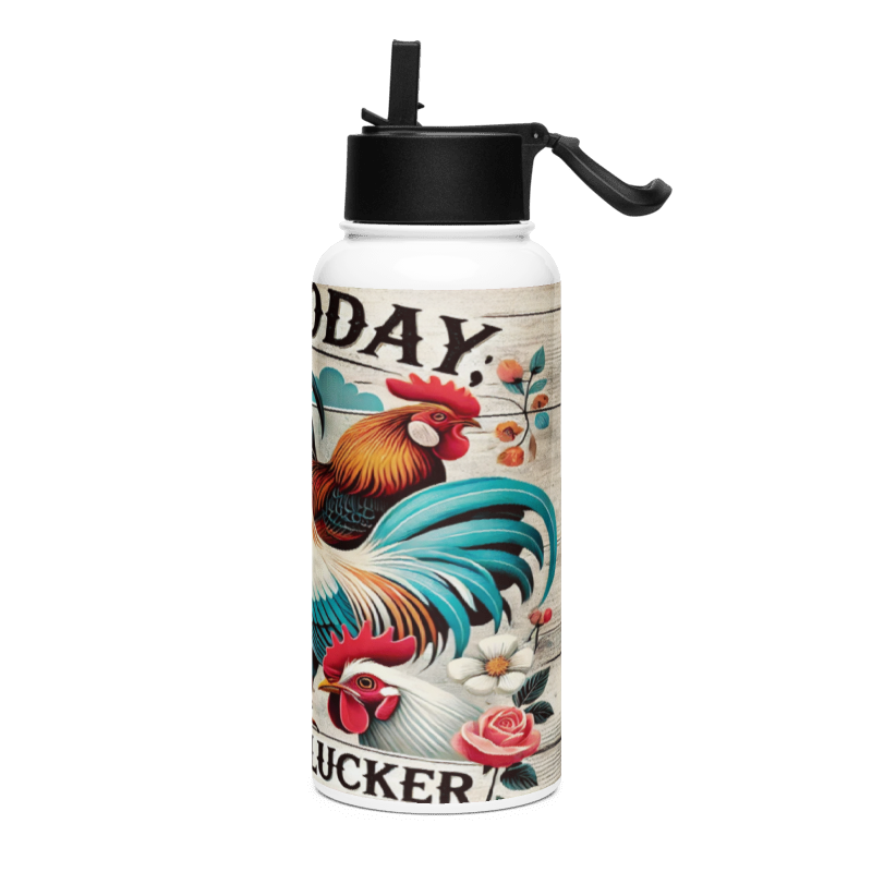 Botella Moderno y Funcional color Hoy No - Botella Reutilizable de Aluminio 800ml