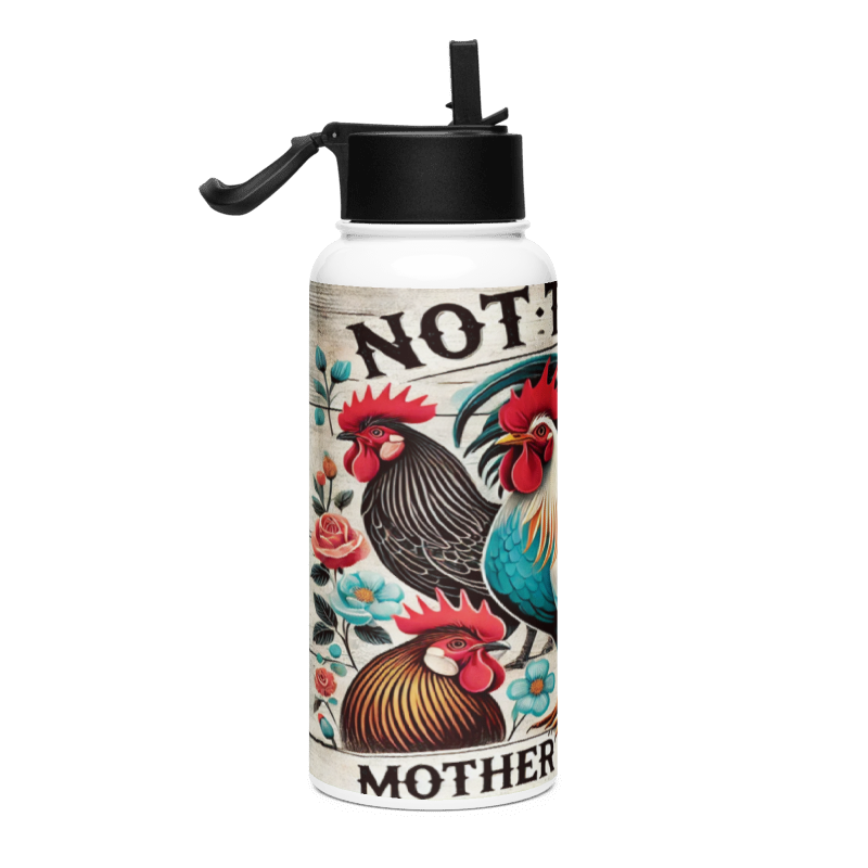 Botella Moderno y Funcional color Hoy No - Botella Reutilizable de Aluminio 800ml