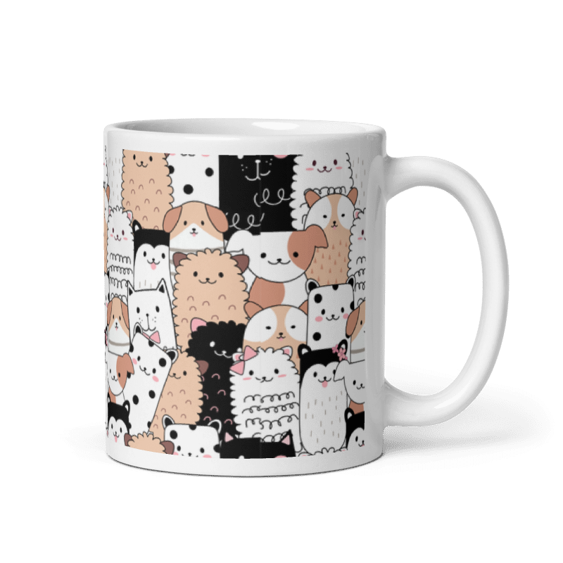 Taza Cute Cats - Lunares color Blanco - Taza Cute Cats - Lunares