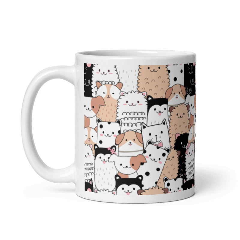 Taza Cute Cats - Lunares color Blanco - Taza Cute Cats - Lunares