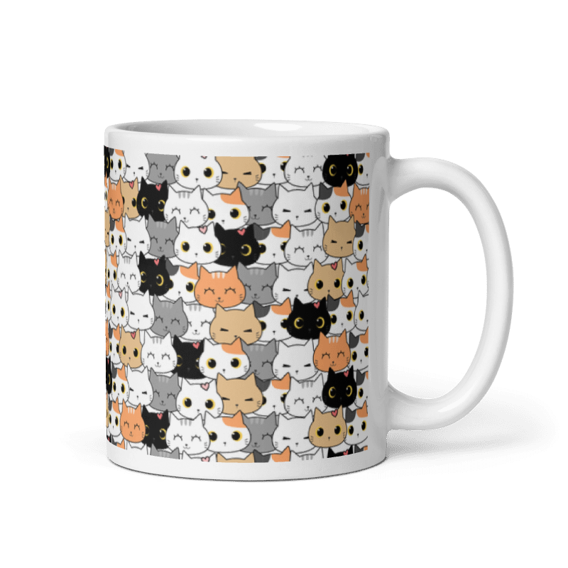 Taza Cute Cats - Estrellas color Blanco - Taza Cute Cats - Estrellas