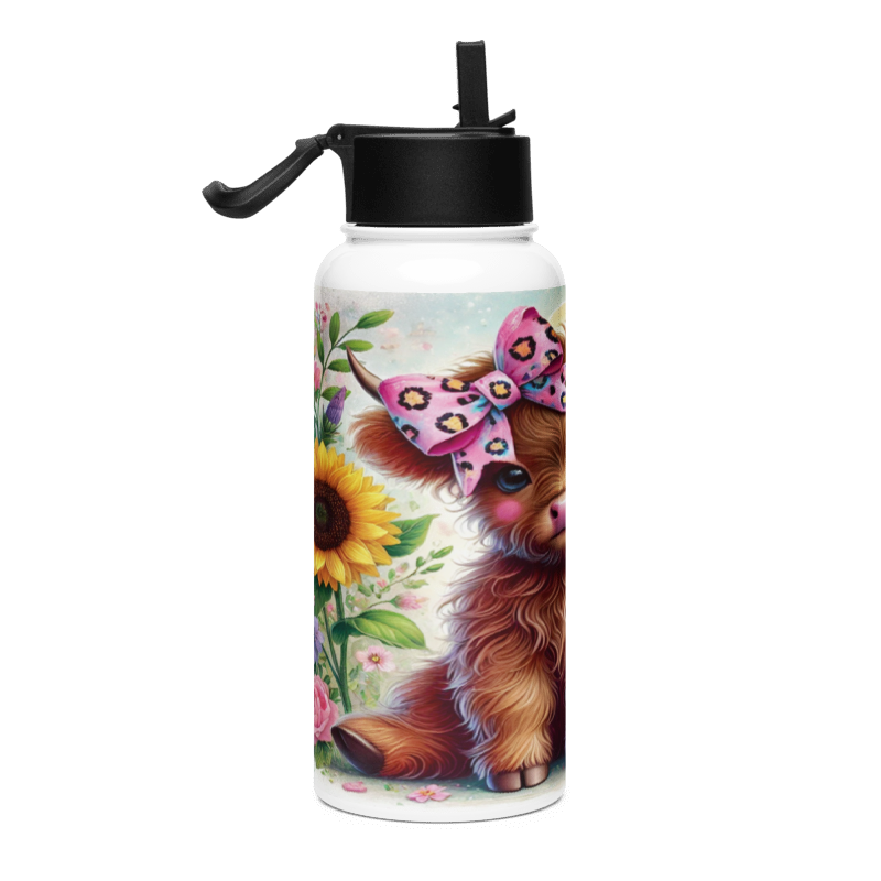 Botella Moderno y Funcional color Bisonte Pequeño - Botella Reutilizable de Aluminio 800ml